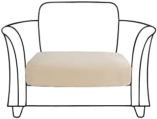 AURLOE Waterproof Stretch Couch Cover 1pc Beige