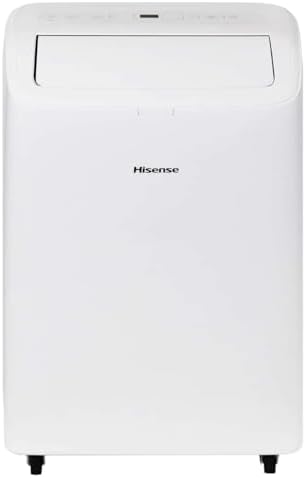 Hisense 8000 BTU Portable Air Conditioner with Dual Hose and Inverter - White