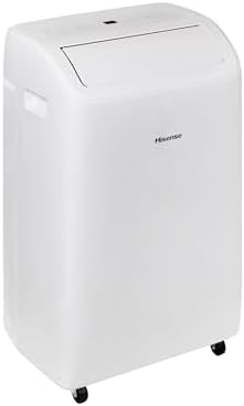 Hisense 8000 BTU Portable Air Conditioner with Dual Hose and Inverter - White