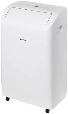 Hisense 8000 BTU Portable Air Conditioner with Dual Hose and Inverter - White