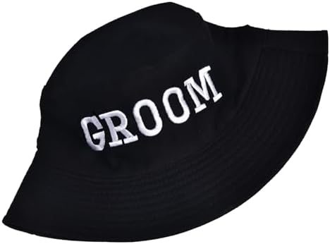 Trendy Bride Bucket Hat with Embroidered Design