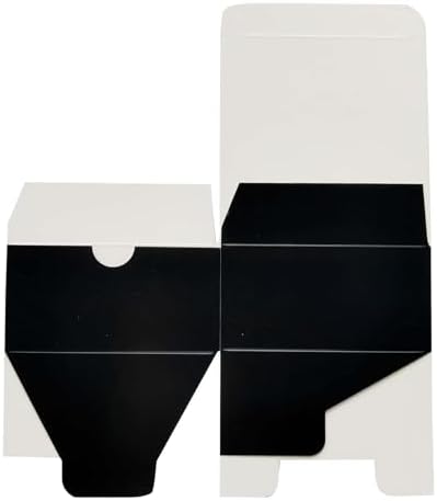 Efavormart 100pcs 4x4x2 Black Cake Box for Party Favors