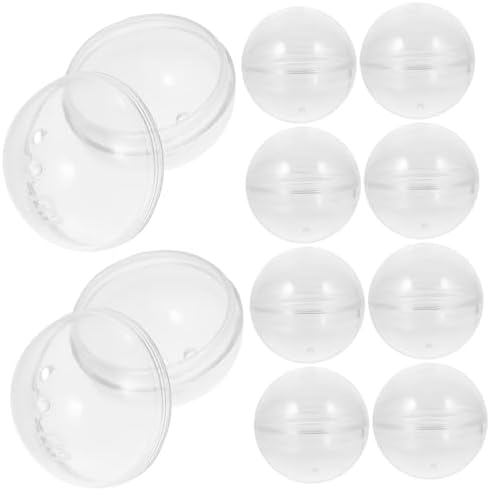 VICASKY 30pcs Fillable Transparent Round Vending Machine
