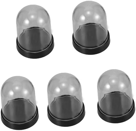 5pcs Mini Clear Plastic Cloche Domes for Flower Display