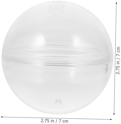 VICASKY 30pcs Fillable Transparent Round Vending Machine