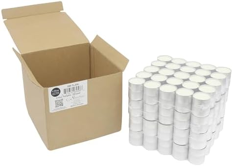 Stonebriar Unscented White Tea Light Candles 200 Count