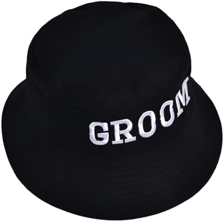Trendy Bride Bucket Hat with Embroidered Design