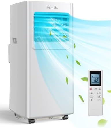 Grelife 8100BTU 4-in-1 Portable AC Unit with Fan and Dehumidifier