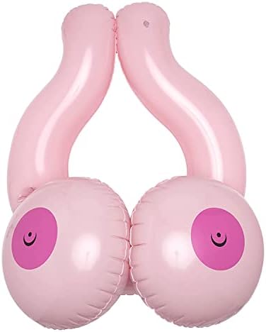 Tylers Tube Pink Boob Inflatable Float for Adults