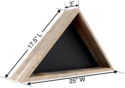 BarnwoodUSA Triangle Flag Display Case Decoration