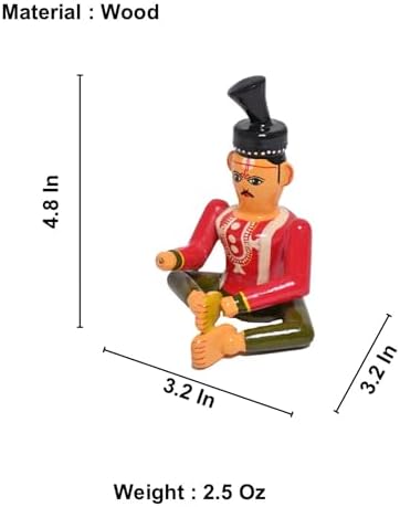 LOVENSPIRE Kondapalli Groom Wooden Decor Showpiece
