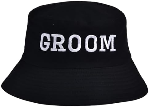 Trendy Bride Bucket Hat with Embroidered Design