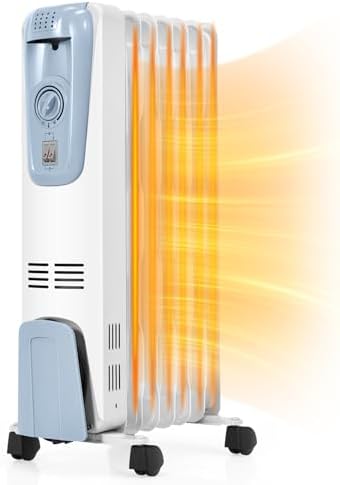 Happygrill 1500W Oil Heater for Living Room