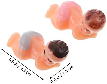 50Pcs Mini Plastic Dolls for Shower Decorations 1