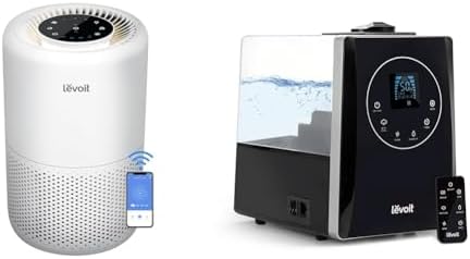 LEVOIT Air Purifier and Humidifier Bundle with Remote Control