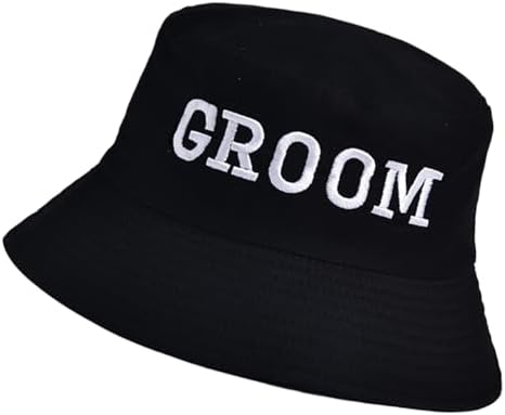 Trendy Bride Bucket Hat with Embroidered Design