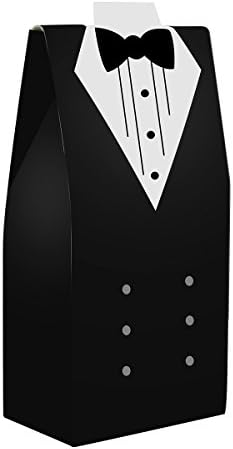 100pcs Wedding Favor Box Set Dress Tuxedo
