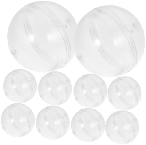 VICASKY 30pcs Fillable Transparent Round Vending Machine