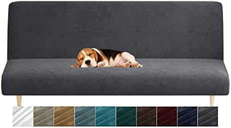 MAXIJIN Velvet Futon Cover Full Size Slipcover