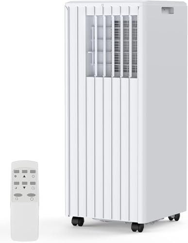 8000 BTU Portable AC with Dehumidifier and Fan White
