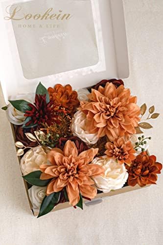 Lookein Artificial Flowers for Wedding DIY Decorations