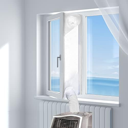 HOOMEE 157 Inch Window Seal with Tube for Portable AC