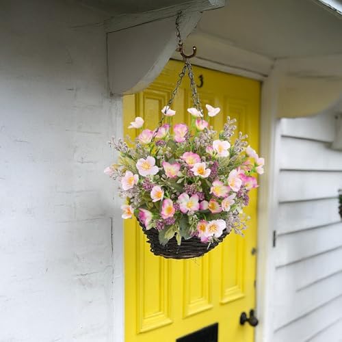4Pcs Artificial Silk Wildflowers for Home Decor