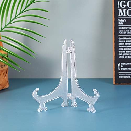 Artliving 7 Inch Clear Plastic Easels 24 Pack