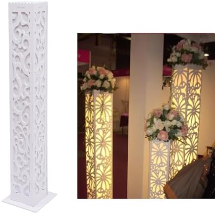 8PCS Wedding Flower Columns with LED Lights Decorations