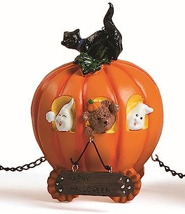 Pumpkin Express Train Halloween Decor Figurines