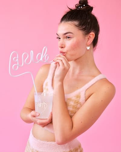 XO Fetti Bachelorette Ring Finger Reusable Cups - 16-Pack Iridescent Foil