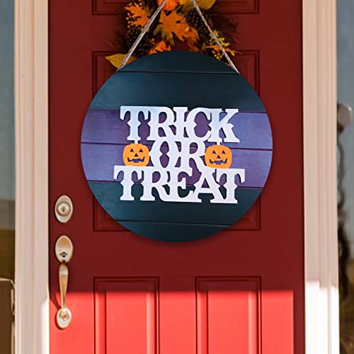 Halloween Wooden Door Hanging Sign 12 Inch Decor