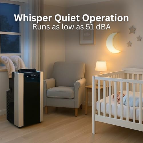 Whynter 14000 BTU Portable AC with Dual Hose and Dehumidifier