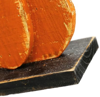 Diamond Star Halloween Black Cat Pumpkin Wooden Decor