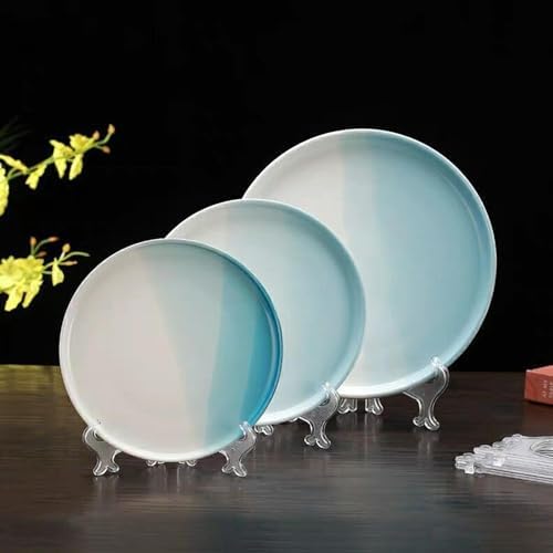 4 Pack 12 Inch Clear Plastic Easels for Display