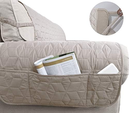 Ameritex Waterproof Nonslip Recliner Cover Beige 23