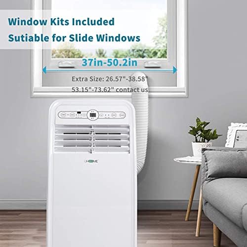 Uhome 2024 New Portable Air Conditioner 8000 BTU White