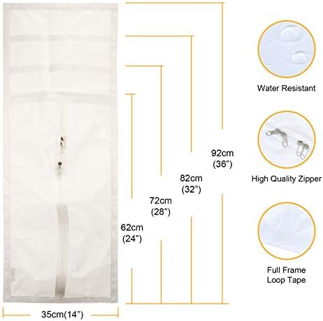 HOOMEE Airlock Window Seal for Portable AC 14x36 Inch