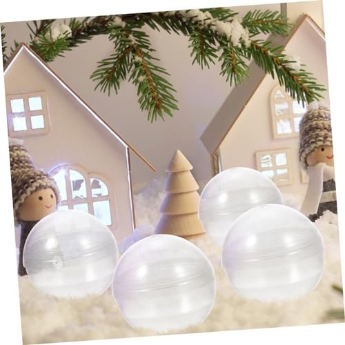 VICASKY 30pcs Fillable Transparent Round Vending Machine