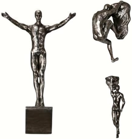 3 Pieces Antique Mountain Sculpture Wall Art
