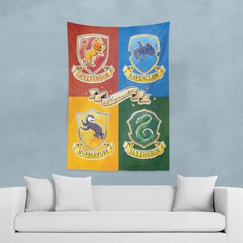 NORTHWEST Harry Potter Hogwarts Life Wall Hanging - Official Warner Bros Tapestry