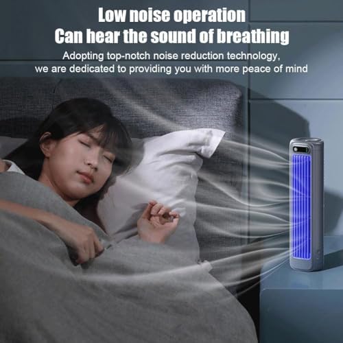 Portable Air Conditioner Cooling Fan with 3 Speeds and LED Display