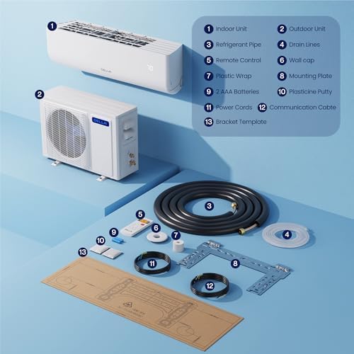 Della Motto Series Mini Split AC with Alexa Wi-Fi