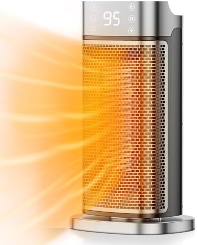 1500W PTC Ceramic Space Heater with Remote and Thermostat