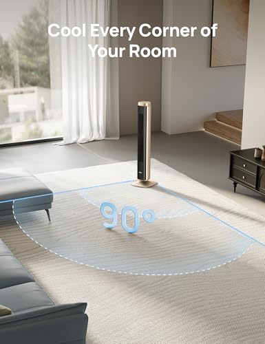 Dreo Tower Fan for Bedroom with 40ft Airflow and 12 Speeds