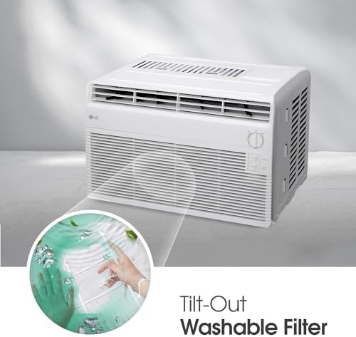 LG LW5024X Window Air Conditioner 5000 BTU 150 Sq Ft Quiet White