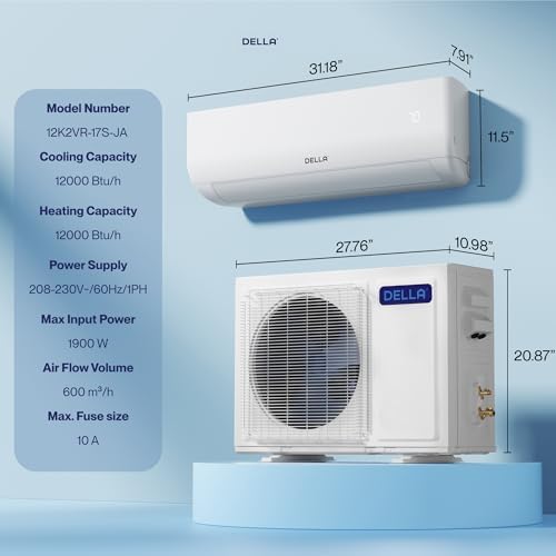 Della Motto Series Mini Split AC with Alexa Wi-Fi
