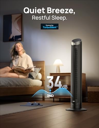 Dreo Smart Tower Fan with 5 Speeds and 4 Modes 1