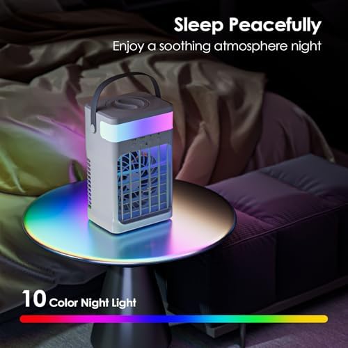 Fioge Portable Air Conditioner with 3 Speeds 3 Modes