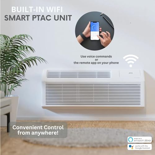 Cooper Hunter 15000 BTU PTAC Air Conditioner and Heat Pump with Electric Heater